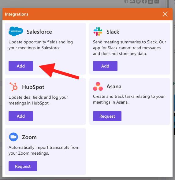 click salesforce